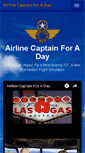 Mobile Screenshot of airlinecaptainforaday.com